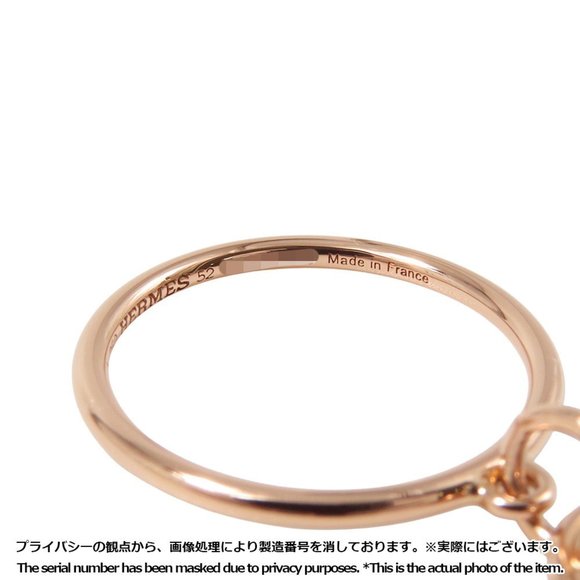 Hermes Hermès Gunbird Clous de Sel necklace with one diamond in 18K pink gold... - Picture 8 of 10